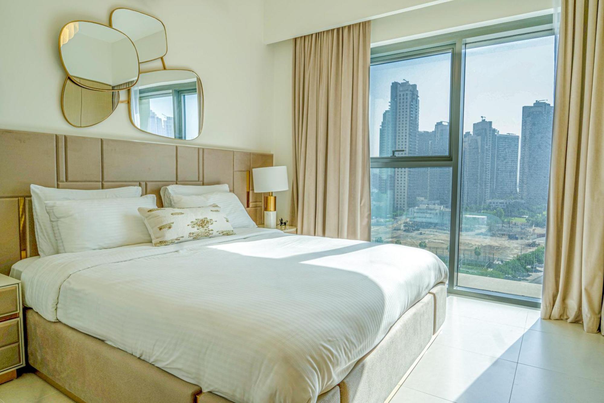 First Class 2Br With Full Burj Khalifa View Dubai Esterno foto